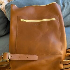 Portland Leather Laptop Backpack